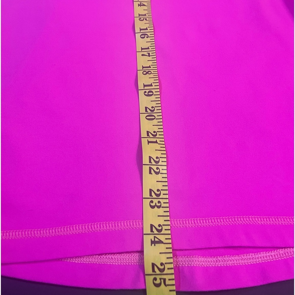 Lululemon Hot Pink, Black, Built in Bra, Tank Top, Small, work out, yoga, - Picture 12 of 14